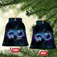 Polynesian Personalized Memorial Ceramic Ornament Oceanic Infinity Symbol - Until We Meet Again - Polynesian Pride