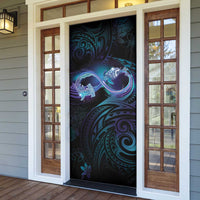 Polynesian Memorial Door Cover Oceanic Infinity Symbol - Until We Meet Again - Polynesian Pride