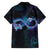 Polynesian Personalized Memorial Family Matching Off The Shoulder Long Sleeve Dress and Hawaiian Shirt Oceanic Infinity Symbol - Until We Meet Again - Polynesian Pride