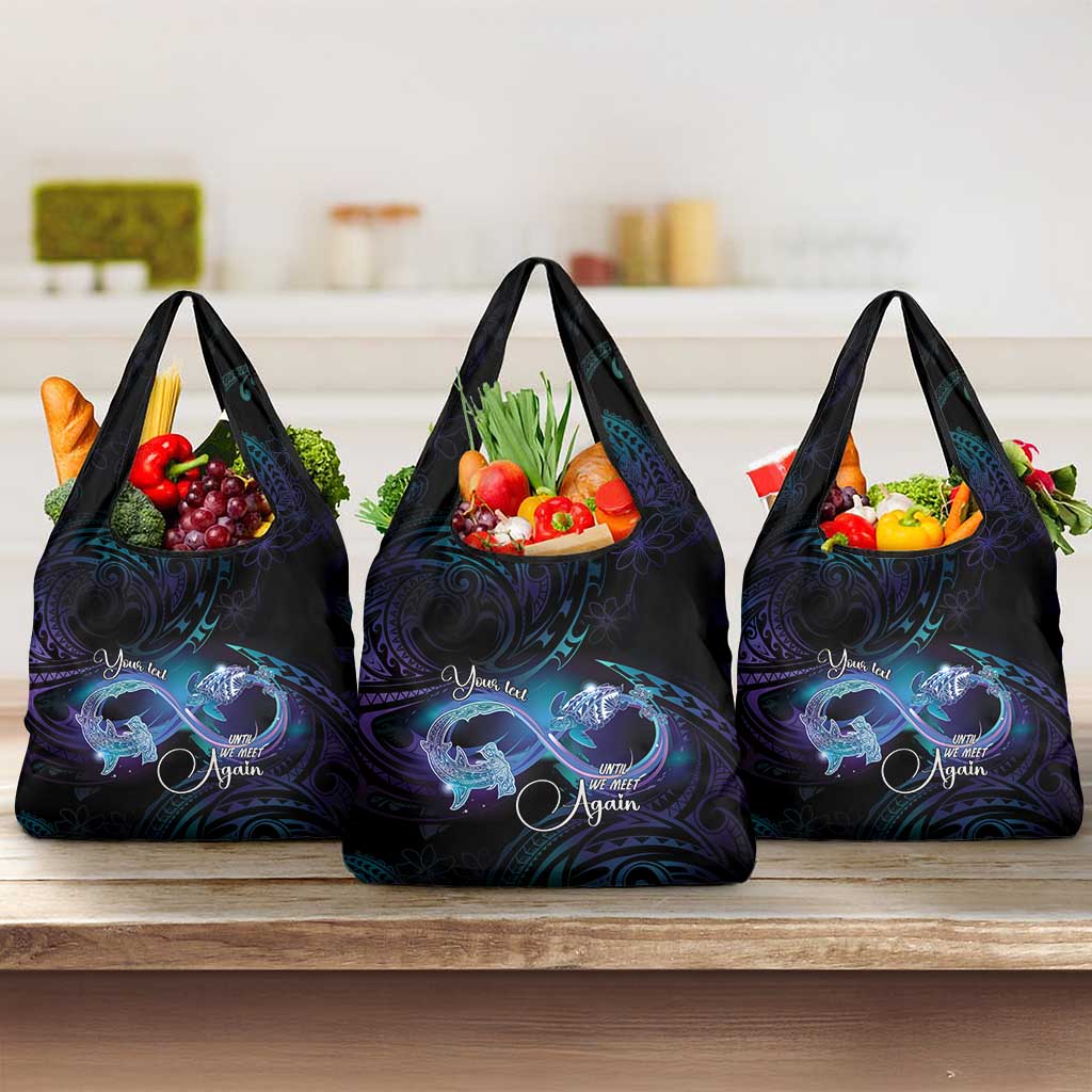 Polynesian Personalized Memorial Grocery Bag Oceanic Infinity Symbol - Until We Meet Again - Polynesian Pride