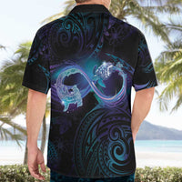 Polynesian Personalized Memorial Hawaiian Shirt Oceanic Infinity Symbol - Until We Meet Again - Polynesian Pride