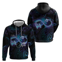 Polynesian Personalized Memorial Hoodie Oceanic Infinity Symbol - Until We Meet Again - Polynesian Pride