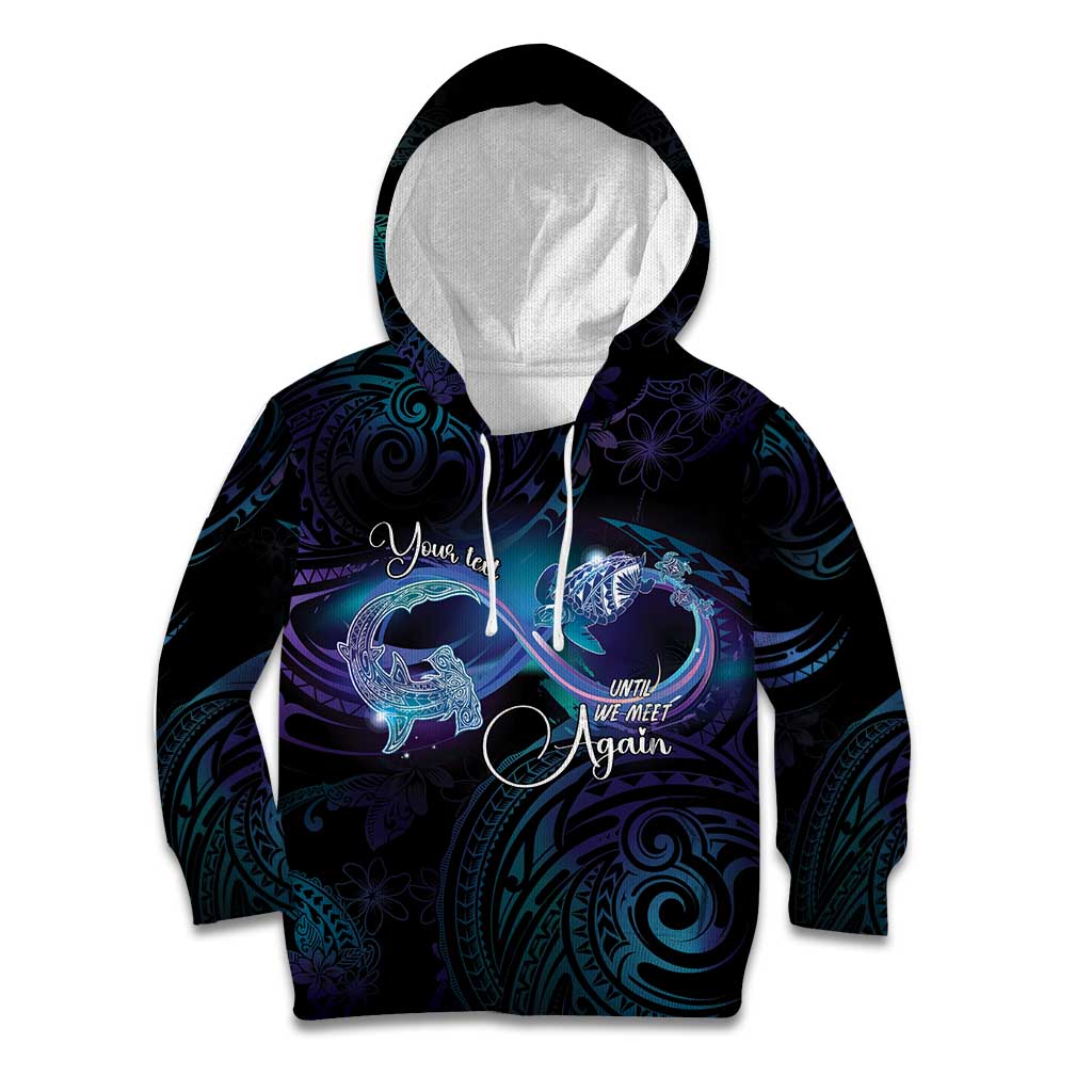 Polynesian Personalized Memorial Kid Hoodie Oceanic Infinity Symbol - Until We Meet Again - Polynesian Pride