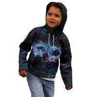 Polynesian Personalized Memorial Kid Hoodie Oceanic Infinity Symbol - Until We Meet Again - Polynesian Pride