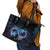 Polynesian Personalized Memorial Leather Tote Bag Oceanic Infinity Symbol - Until We Meet Again - Polynesian Pride
