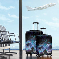 Polynesian Personalized Memorial Luggage Cover Oceanic Infinity Symbol - Until We Meet Again - Polynesian Pride