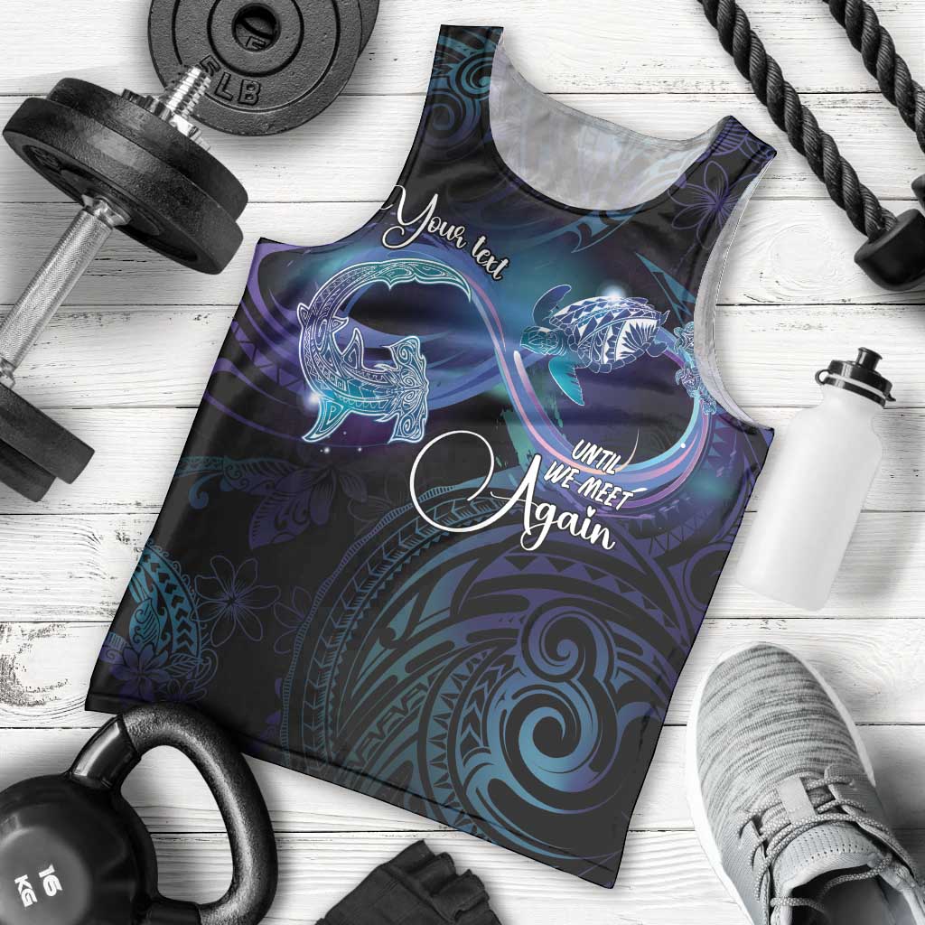 Polynesian Personalized Memorial Men Tank Top Oceanic Infinity Symbol - Until We Meet Again - Polynesian Pride