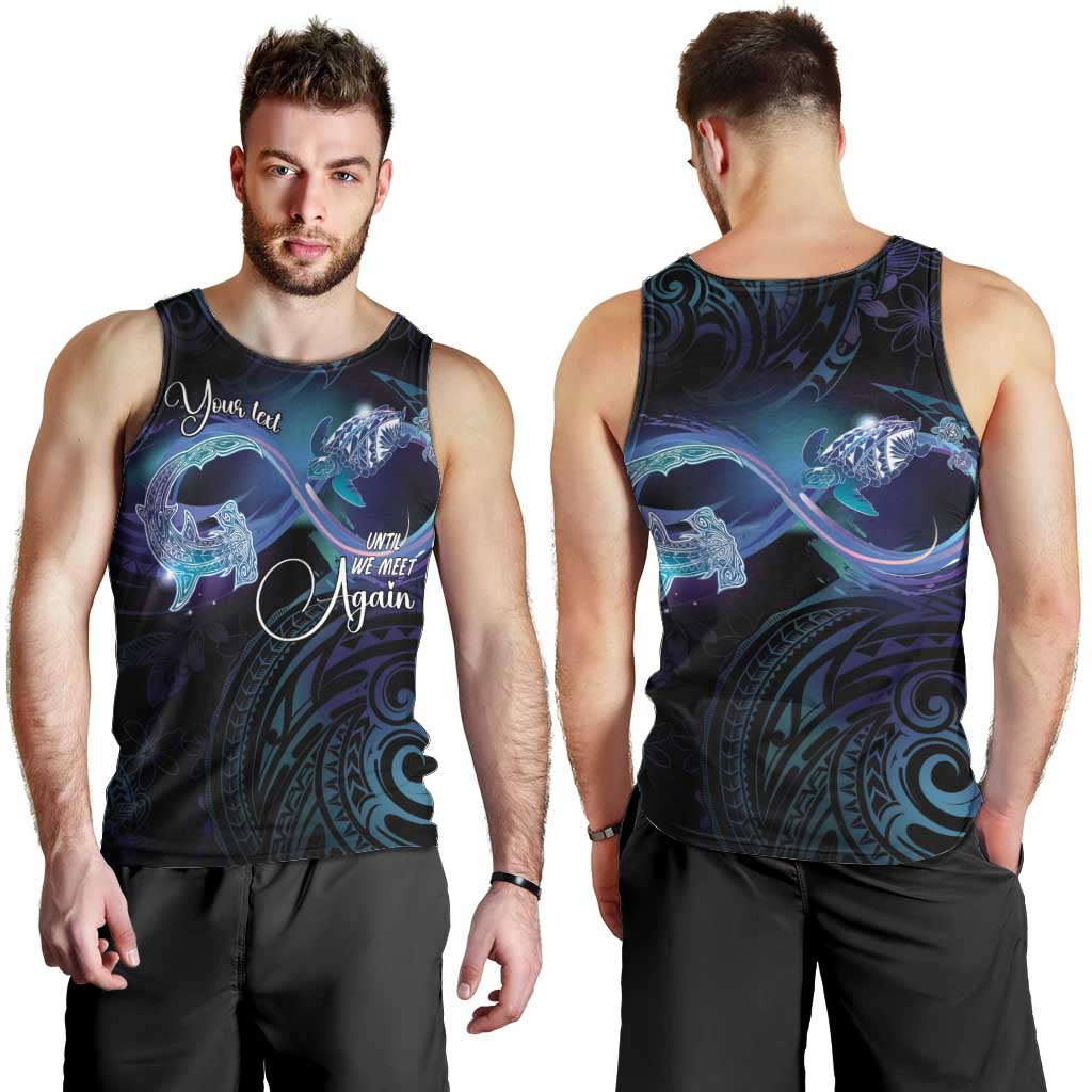 Polynesian Personalized Memorial Men Tank Top Oceanic Infinity Symbol - Until We Meet Again - Polynesian Pride