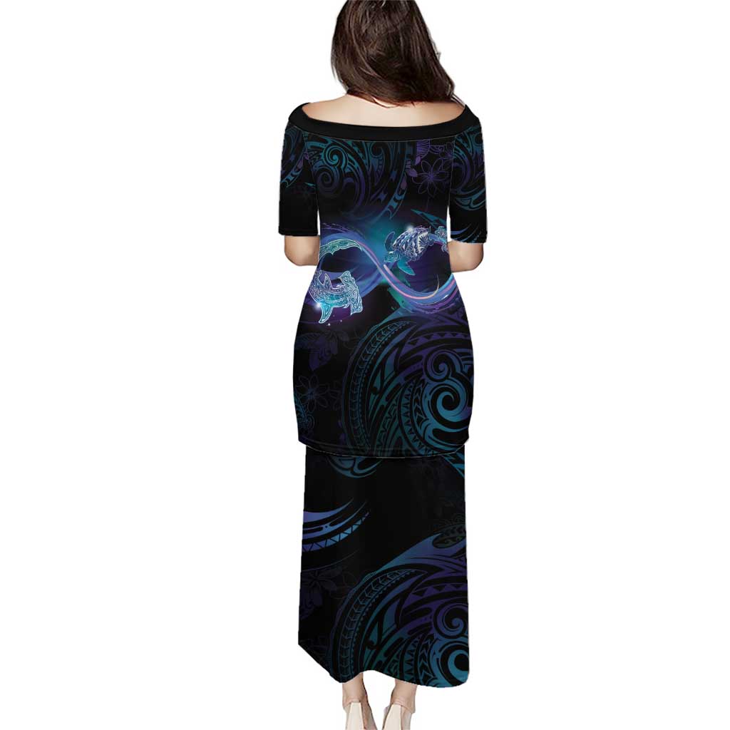 Polynesian Personalized Memorial Puletasi Oceanic Infinity Symbol - Until We Meet Again - Polynesian Pride