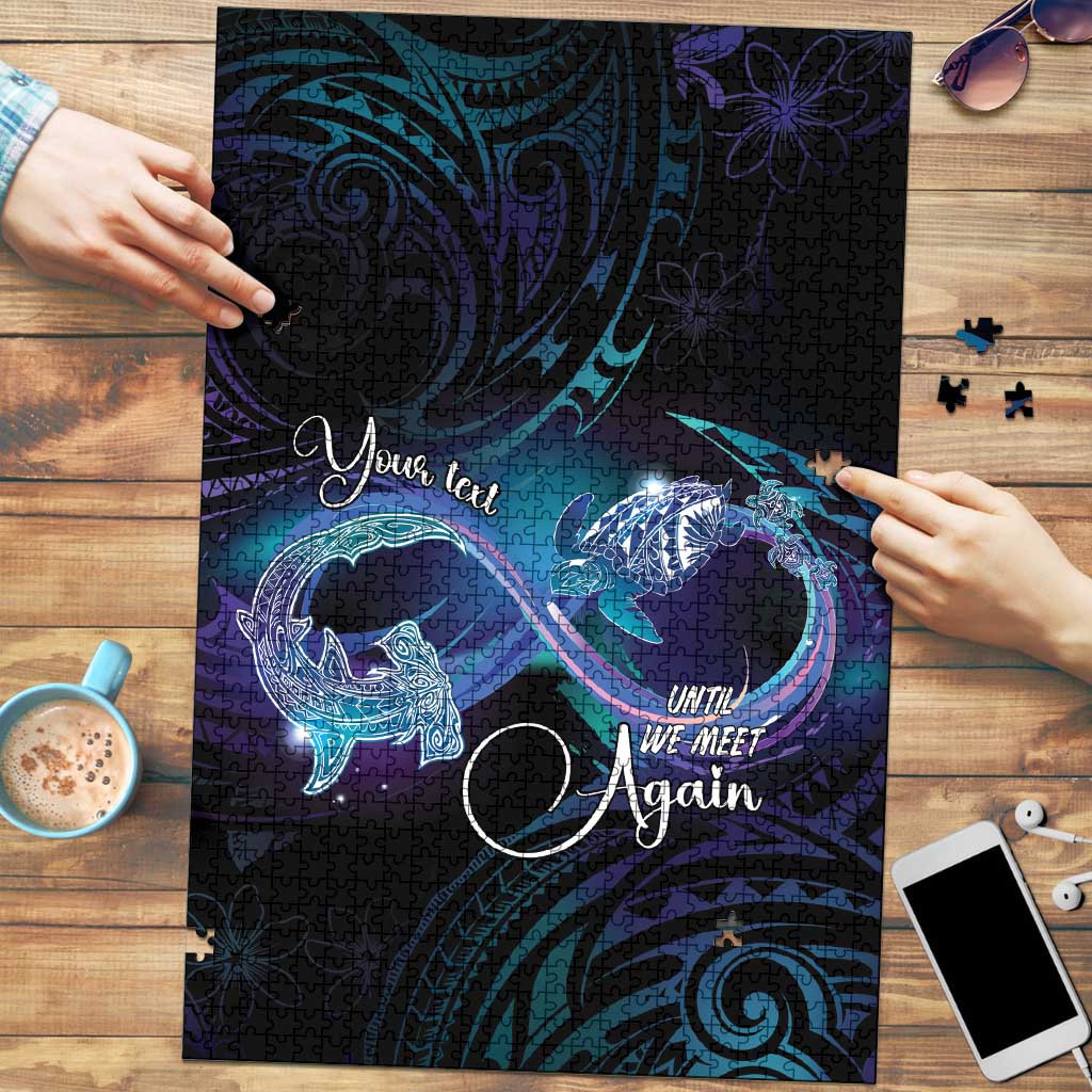 Polynesian Personalized Memorial Puzzle Oceanic Infinity Symbol - Until We Meet Again - Polynesian Pride