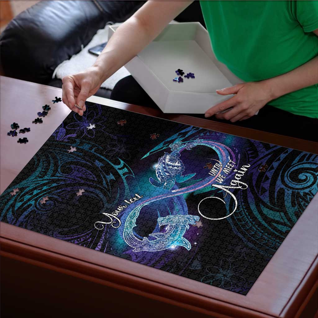 Polynesian Personalized Memorial Puzzle Oceanic Infinity Symbol - Until We Meet Again - Polynesian Pride