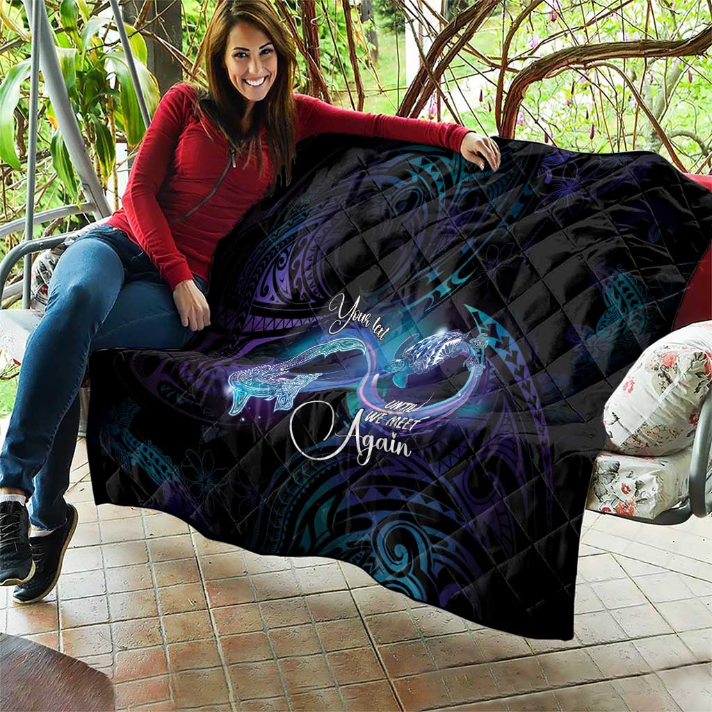 Polynesian Personalized Memorial Quilt Oceanic Infinity Symbol - Until We Meet Again - Polynesian Pride