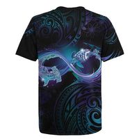 Polynesian Personalized Memorial Rugby Jersey Oceanic Infinity Symbol - Until We Meet Again - Polynesian Pride