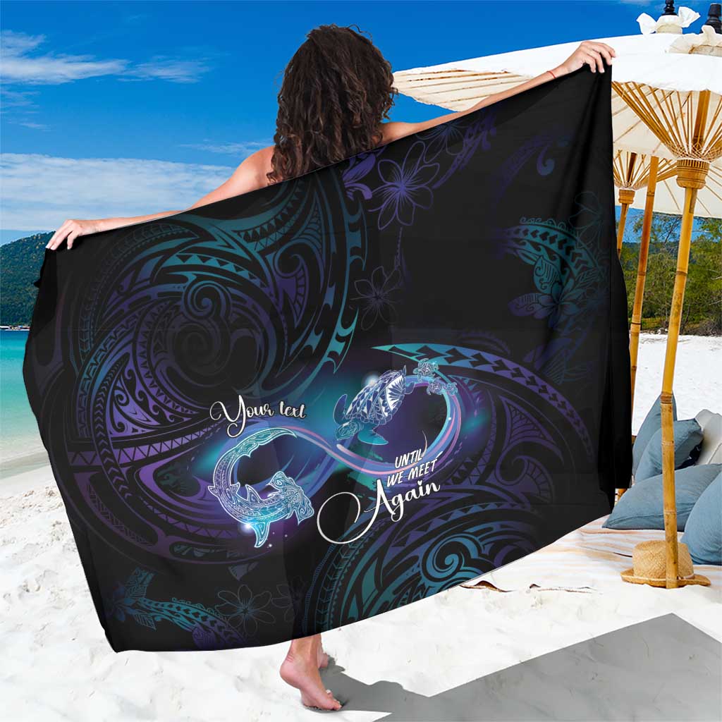Polynesian Personalized Memorial Sarong Oceanic Infinity Symbol - Until We Meet Again - Polynesian Pride
