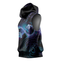 Polynesian Personalized Memorial Sleeveless Hoodie Oceanic Infinity Symbol - Until We Meet Again - Polynesian Pride