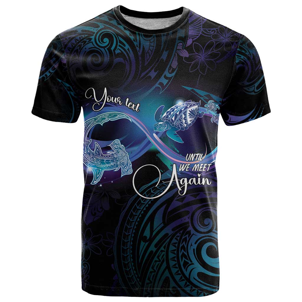 Polynesian Personalized Memorial T Shirt Oceanic Infinity Symbol - Until We Meet Again - Polynesian Pride
