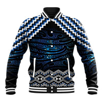 New Zealand Matariki Baseball Jacket Galaxy Styled Taniko