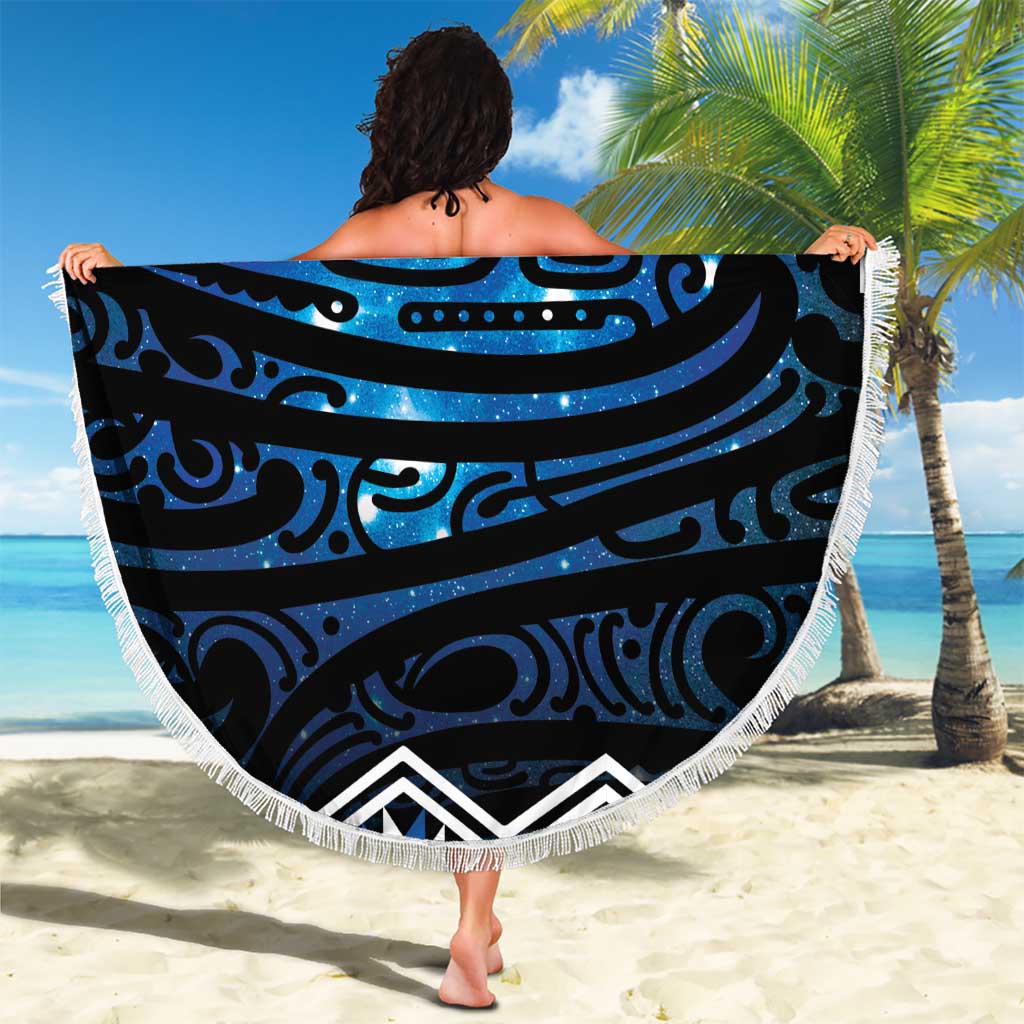 New Zealand Matariki Beach Blanket Galaxy Styled Taniko LT7 - Polynesian Pride