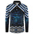 New Zealand Matariki Button Sweatshirt Galaxy Styled Taniko