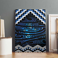 New Zealand Matariki Canvas Wall Art Galaxy Styled Taniko LT7 - Polynesian Pride