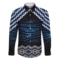 New Zealand Matariki Family Matching Long Sleeve Bodycon Dress and Hawaiian Shirt Galaxy Styled Taniko