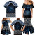 New Zealand Matariki Family Matching Mermaid Dress and Hawaiian Shirt Galaxy Styled Taniko
