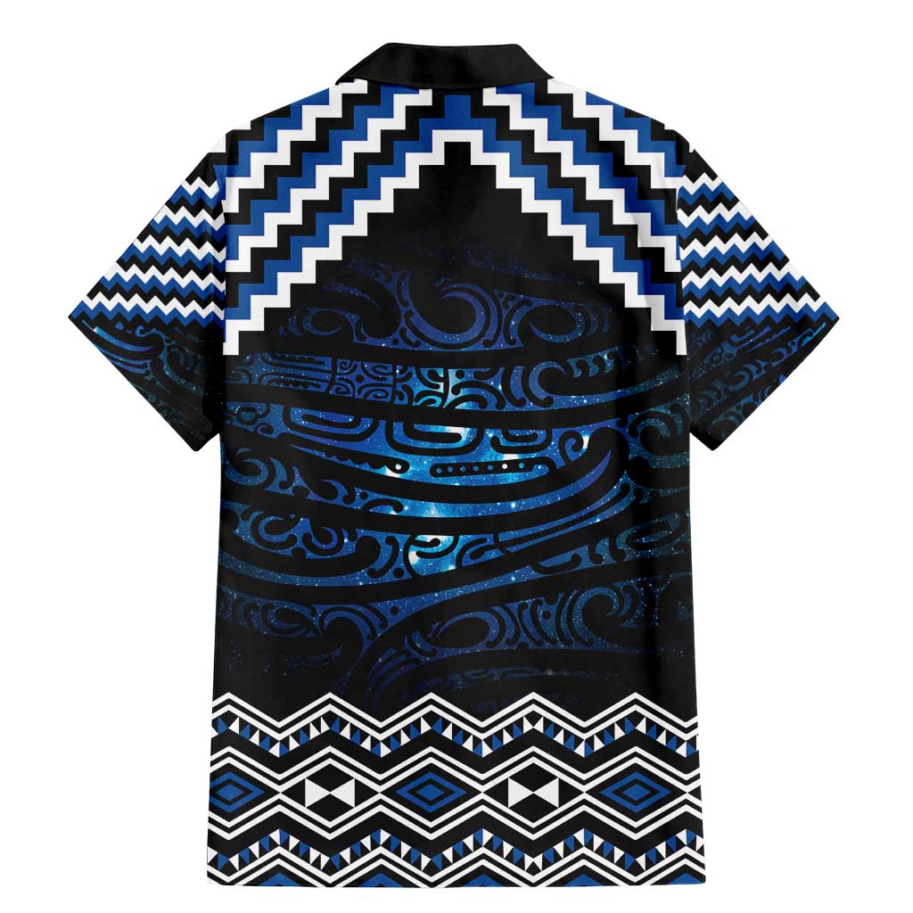 New Zealand Matariki Family Matching Mermaid Dress and Hawaiian Shirt Galaxy Styled Taniko
