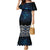 New Zealand Matariki Family Matching Mermaid Dress and Hawaiian Shirt Galaxy Styled Taniko