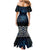 New Zealand Matariki Family Matching Mermaid Dress and Hawaiian Shirt Galaxy Styled Taniko