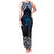 New Zealand Matariki Family Matching Tank Maxi Dress and Hawaiian Shirt Galaxy Styled Taniko