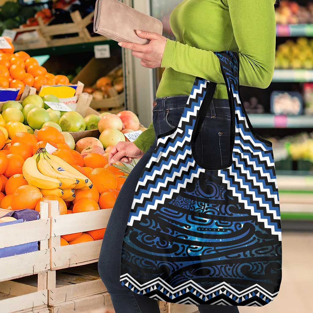 New Zealand Matariki Grocery Bag Galaxy Styled Taniko