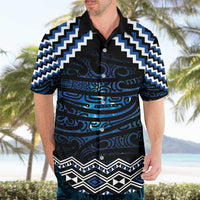 New Zealand Matariki Hawaiian Shirt Galaxy Styled Taniko
