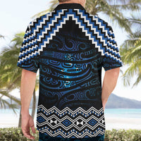 New Zealand Matariki Hawaiian Shirt Galaxy Styled Taniko