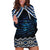 New Zealand Matariki Hoodie Dress Galaxy Styled Taniko