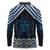 New Zealand Matariki Long Sleeve Polo Shirt Galaxy Styled Taniko
