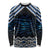 New Zealand Matariki Long Sleeve Shirt Galaxy Styled Taniko