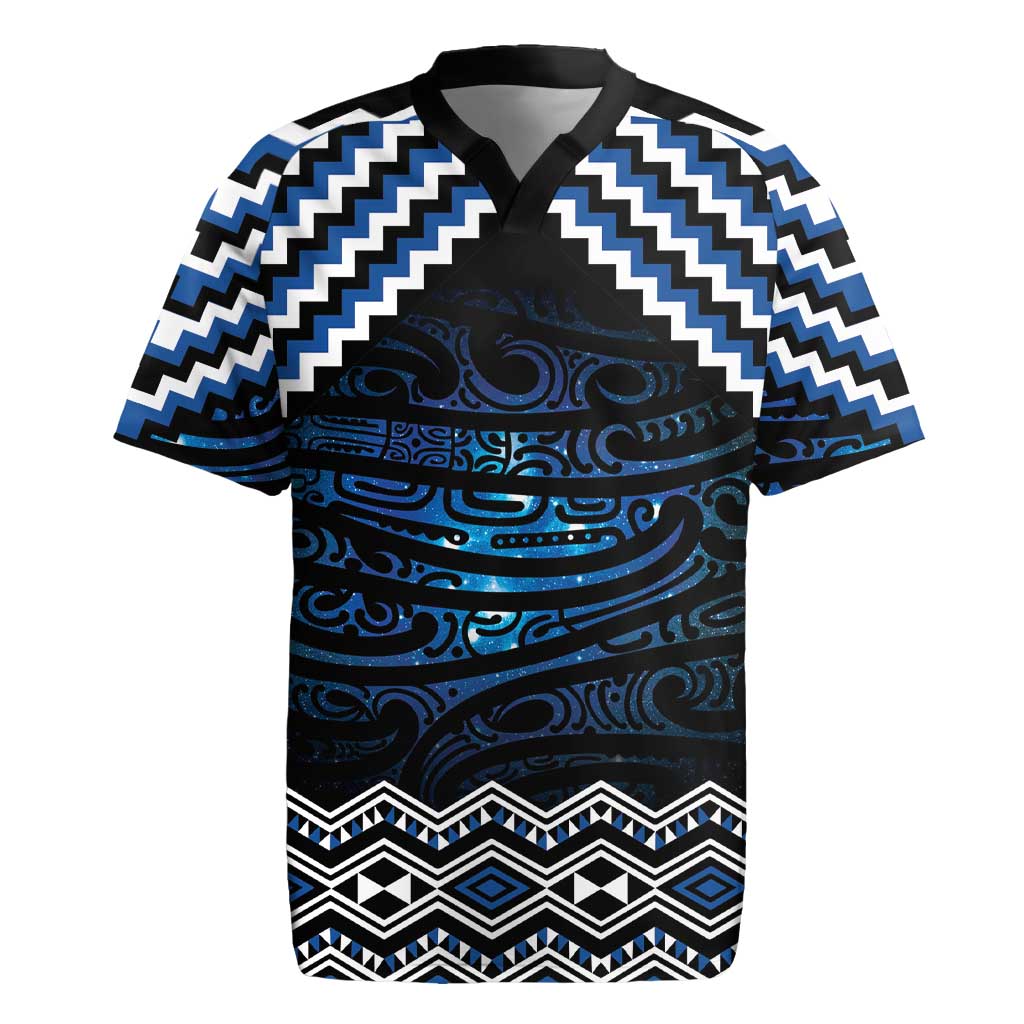 New Zealand Matariki Rugby Jersey Galaxy Styled Taniko