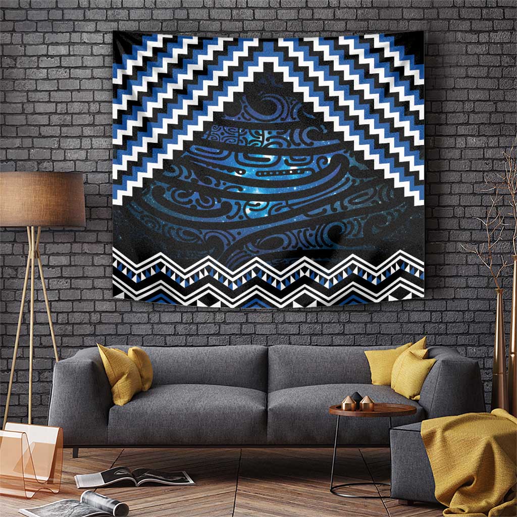 New Zealand Matariki Tapestry Galaxy Styled Taniko LT7 Blue - Polynesian Pride