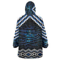 New Zealand Matariki Wearable Blanket Hoodie Galaxy Styled Taniko LT7 - Polynesian Pride