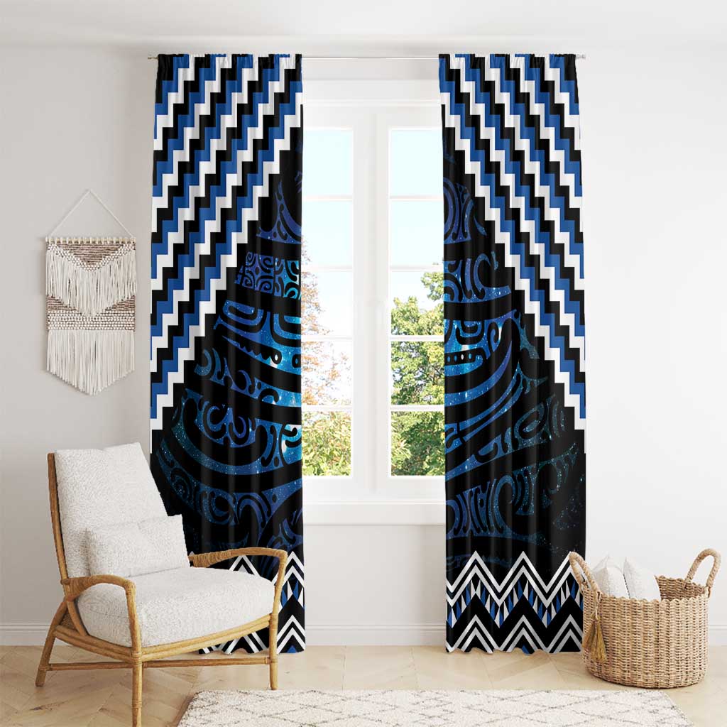 New Zealand Matariki Window Curtain Galaxy Styled Taniko