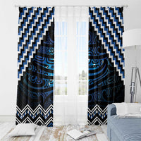 New Zealand Matariki Window Curtain Galaxy Styled Taniko