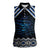 New Zealand Matariki Women Sleeveless Polo Shirt Galaxy Styled Taniko