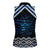 New Zealand Matariki Women Sleeveless Polo Shirt Galaxy Styled Taniko