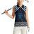 New Zealand Matariki Women Sleeveless Polo Shirt Galaxy Styled Taniko