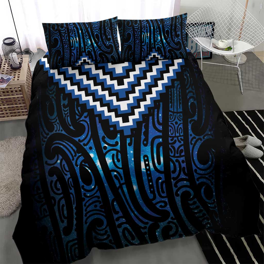New Zealand Matariki Bedding Set Galaxy Poutama Motifs