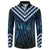 New Zealand Matariki Button Sweatshirt Galaxy Poutama Motifs