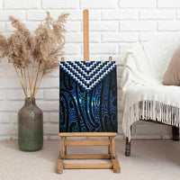 New Zealand Matariki Canvas Wall Art Galaxy Poutama Motifs LT7 - Polynesian Pride