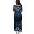 New Zealand Matariki Family Matching Puletasi and Hawaiian Shirt Galaxy Poutama Motifs