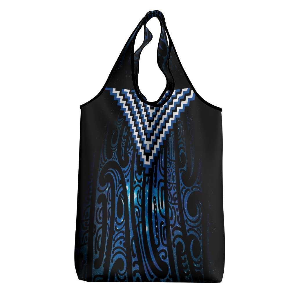 New Zealand Matariki Grocery Bag Galaxy Poutama Motifs LT7 - Polynesian Pride