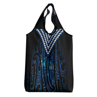 New Zealand Matariki Grocery Bag Galaxy Poutama Motifs LT7 - Polynesian Pride